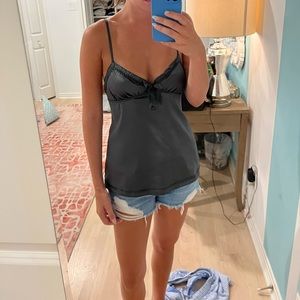 Dark Grey Vintage Tank - Size Small - $10